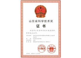 山東省科學(xué)技術(shù)獎(jiǎng)